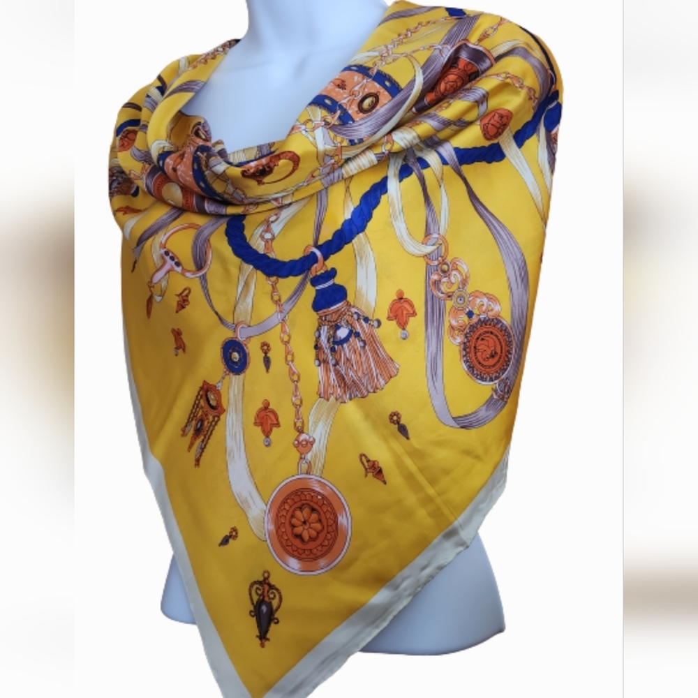 Trevisan S.R.L. Venezia Silk Scarf 34"x34"